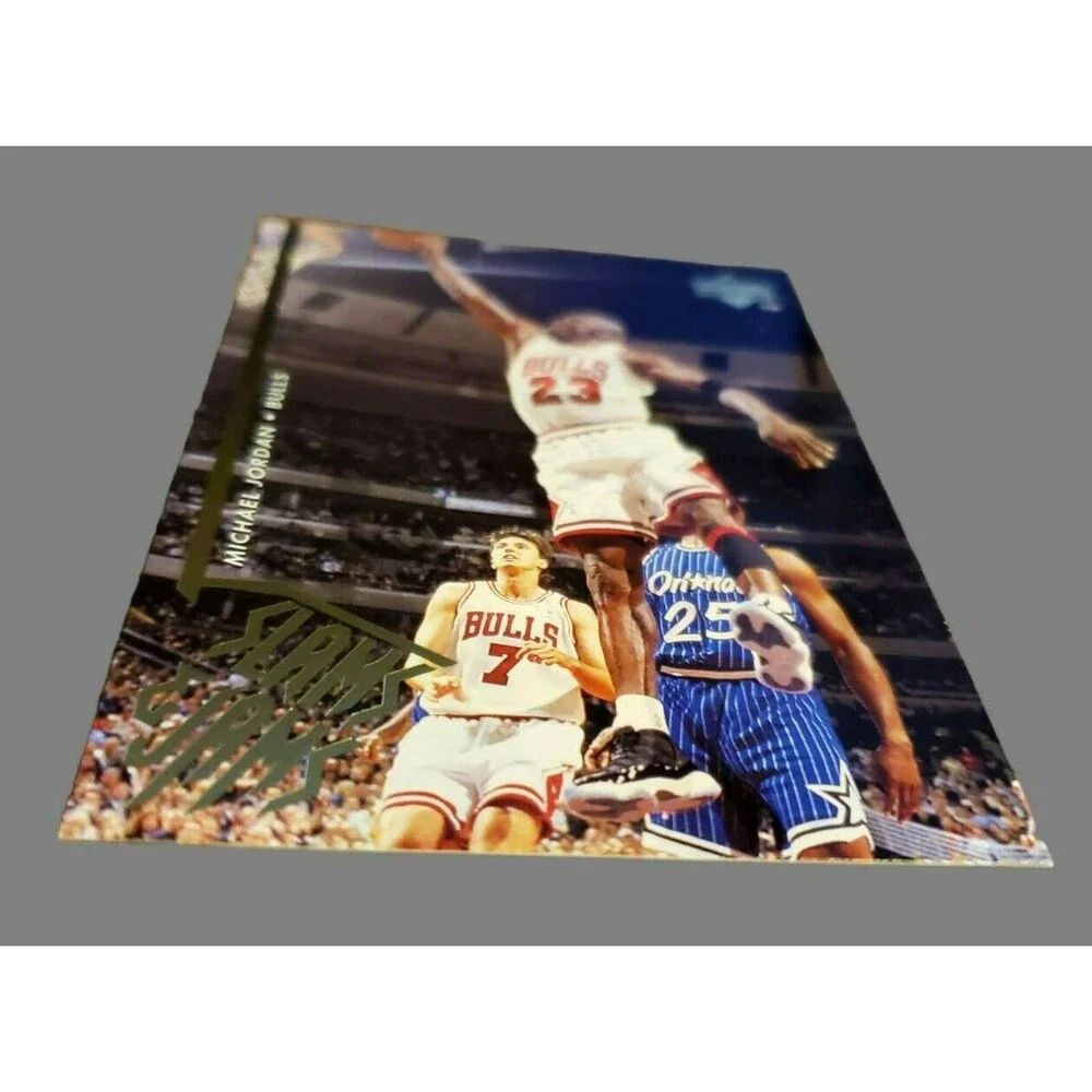 1995-96 Upper Deck MICHAEL JORDAN NBA SLAM & JAMS ACTION Card #352 CHICAGO BULLS
